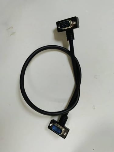 LANMINGLEL 90 Grad VGA Kabel 15 PIN VGA Monitor Kabel VGA zu VGA Kabel 1080P VGA Verlängerungskabel für Monitor Projektor Computer (Stecker auf Stecker) von LANMINGLEL