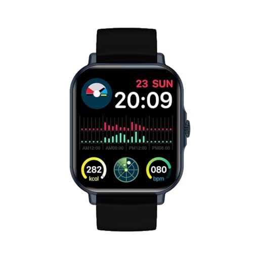 LAOYABB Smartwatch Damen Herren mit Telefonfunktion, 2,01 Zoll Touchscreen Fitnessuhr mit Herzfrequenzmesser und Schlafmonitor, IP68 Wasserdichte Sportuhr mit Digitaler Timer, Sportuhr für iOS Android von LAOYABB