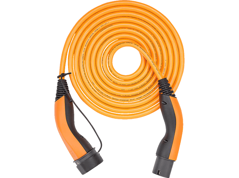 LAPP Mobility Standard Gen II HELIX orange Ladekabel für Elektrofahrzeuge, 22 kW, Kabellänge: 5 m von LAPP