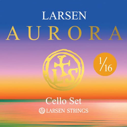 Larsen Aurora Cello Saiten medium Satz 1/16 Medium von LARSEN STRINGS
