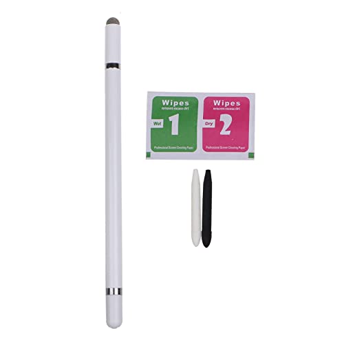 3-in-1 kapazitiver Stift, Faserspitze und Tuch für Kopf, hohe Empfindlichkeit und universell für Touchscreens, Drawi Universal-Touchscreen-Stift von LARUISEE