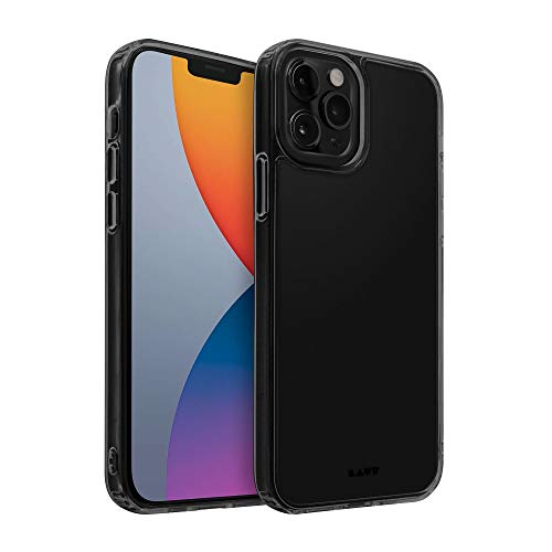 LAUT - Crystal-X case kompatibel mit iPhone 12 / iPhone 12 Pro | Aufprallschutz bis zu 13 Fuß/4 Meter | Glasklares Design | Modernster Schutz • Black Crystal von LAUT