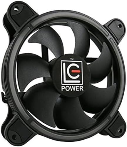 LC-Power LC-CF-RGB-Combo Lüfter, Kühler und Kühlkörper für PC-Gehäuse – 12 cm, 1200 U/min, 1500 U/min, 25 dB von LC-POWER