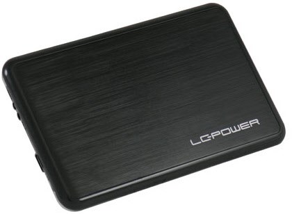 LC-PRO-25BUB 2,5" USB 2.0 Festplattengehäuse schwarz/alu von LC-Power