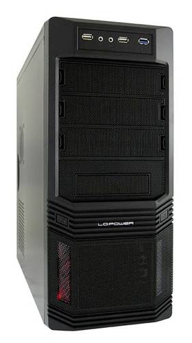 LC Power 925B Midi-Tower PC-Gehäuse Schwarz von LC Power