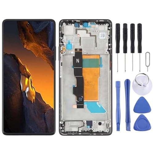 LCG SPAIRE Smartphone Fr für Xiaomi Poco F5 AMOLED Material LCD -Bildschirm Digitizer Vollmontage mit Rahmen von LCG SPAIRE