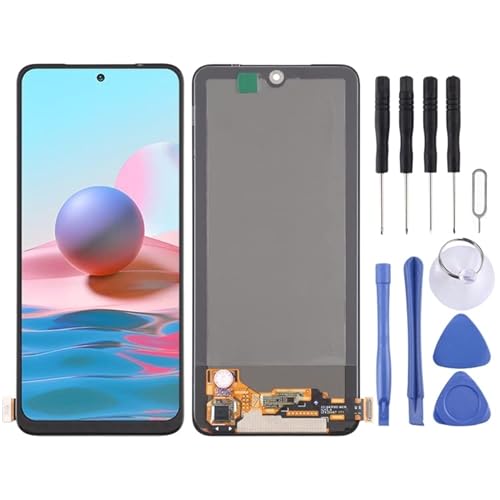 Smartphone OLED -Material LCD -Bildschirm und Digitalisierer Vollmontage für für Xiaomi Redmi Anmerkung 10 4G / Redmi Anmerkung 10S / Redmi Hinweis 11 SE India / Poco M5S M2101K7BG, M2101K7BI, M2101K7 von LCG SPAIRE