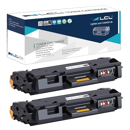 LCL B205 B210 B215 Schwarz Standardkapazität 3000 Seiten Toner Kompatible für Xerox 106R04347 106R04346 für Xerox B205 B205MFP B205NI B210 B210DN B210DNI B215 B215MFP B215DNI Series Printers (2-Pack) von LCL