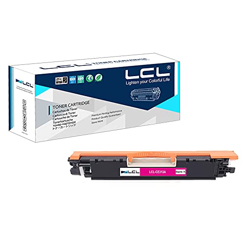 LCL Remanufactured Toner 126A 130A CE313A CF353A (1Magenta) Kompatibel für HP Laserjet Pro CP1020 CP1025 CP1025nw 100 Color MFP M175 M175nw M175a M175n M175w Pro 200 M275nw M275 M275A MFP M176 M176n von LCL