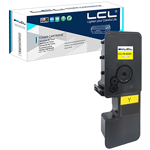 LCL TK-5230 TK5230 Gelbe Tonerkartusche kompatibel für Kyocera TK-5230 TK-5230Y TK5230Y kompatibel für Kyocera Ecosys P5021 P5021cdn P5021cdw M5521 M5521cdn M5521cdw Toner Drucker (1er-Pack) von LCL