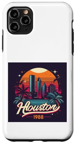 Houston Texas, Vintage-Look Hülle für iPhone 11 Pro Max von LEAN