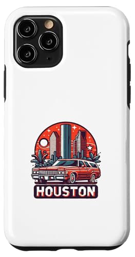 Houston Texas, Vintage-Look Hülle für iPhone 11 Pro von LEAN