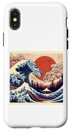 Hülle für iPhone X/XS hokusai die große welle japanische ästhetik von LEAN