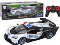 LeanToys RC-Polizeiauto im Maßstab 1:12 Weiß von LEANToys