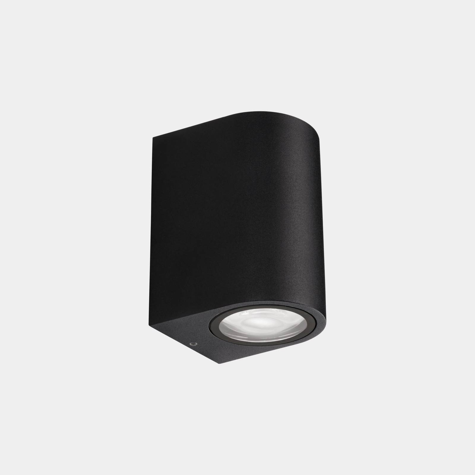 LEDS-C4 Außenwandlampe Bob Single, schwarz, Breite 7 cm, Alu von LEDS-C4