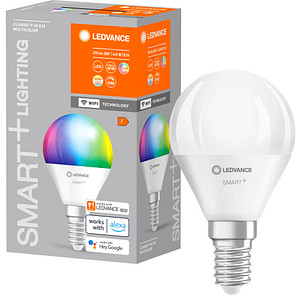 LEDVANCE WLAN-Lampe SMART+ WiFi Classic P40 RGBW E14 4,9 W matt von LEDVANCE