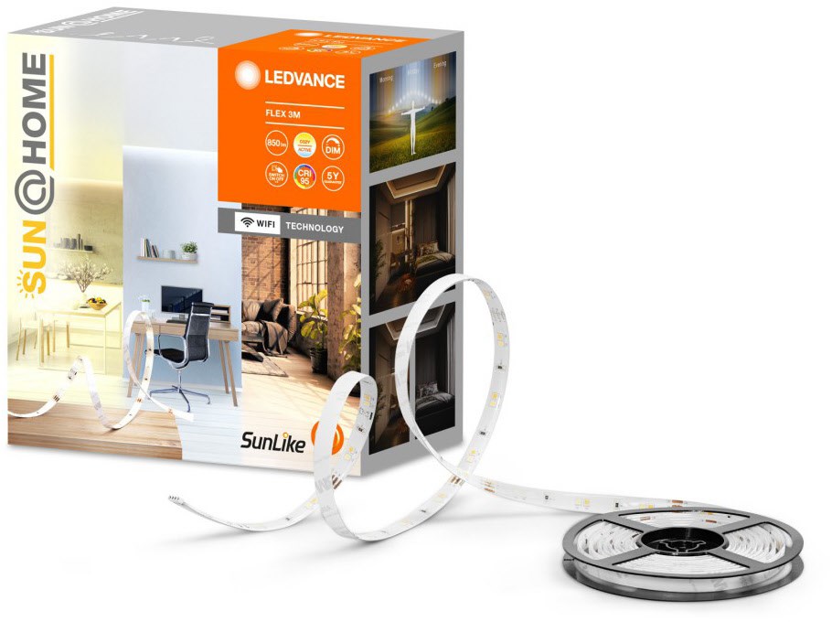 Smartes LED-Lichtband WiFi (3m) Flex Sun@Home von LEDVANCE