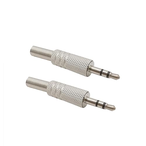 1/2/5Pcs Replacement 3.5mm 3Pole Male Repair Headphones Soldering Connector Stereo Earphone Jack Welding Wire Adapter(One Size) von LEDVXFSVY