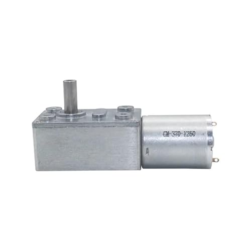 Electronic starter JGY-370 DC6V 12V 24V Worm Gear electronic starter Single Shaft Reducer 2-375RPM High Torque Metal electronic starter Reversed Reduction Self-lock(25RPM,6V) von LEDVXFSVY