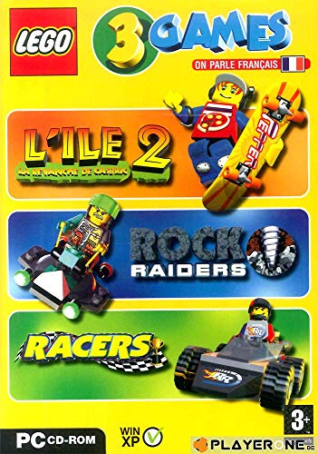 3 Lego Games L_ile 2 Rock Raiders Racers - PC - FR von LEGO