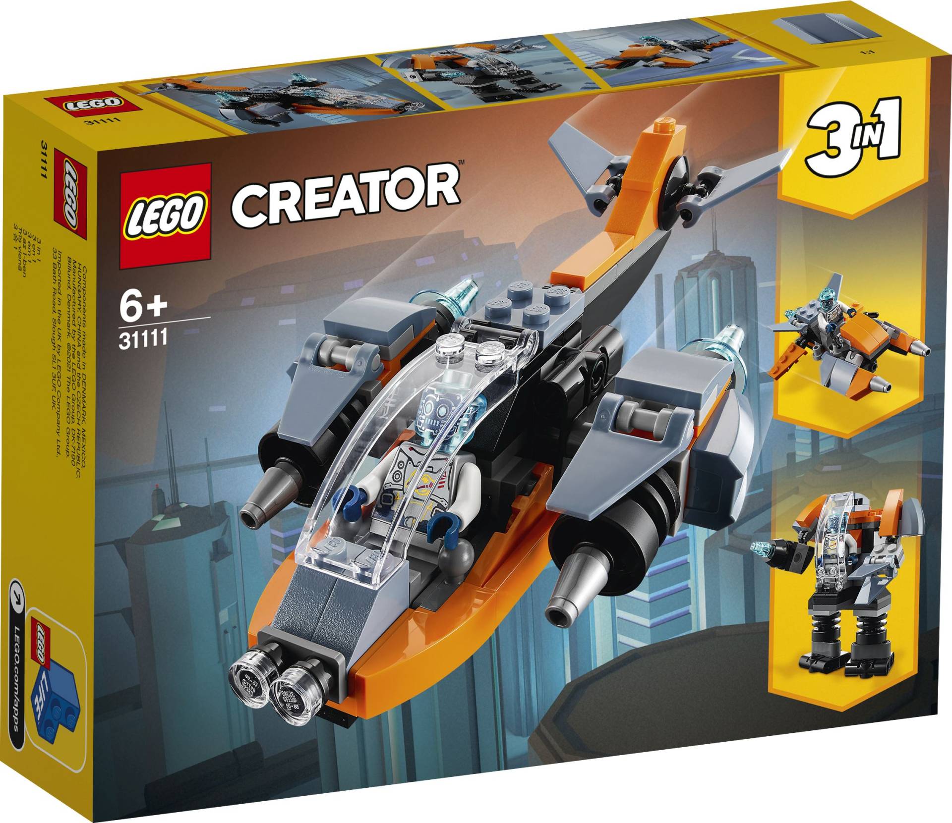 LEGO Creator 31111 - Cyber-Drohne von LEGO