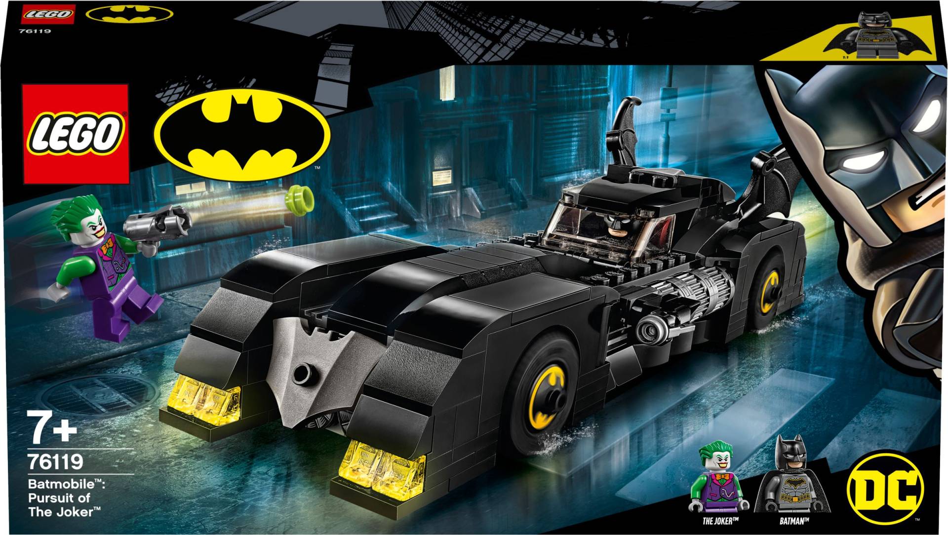 LEGO DC Comics Super Heroes - 76119 Batmobile: Verfolgungsjagd mit dem Joker von LEGO