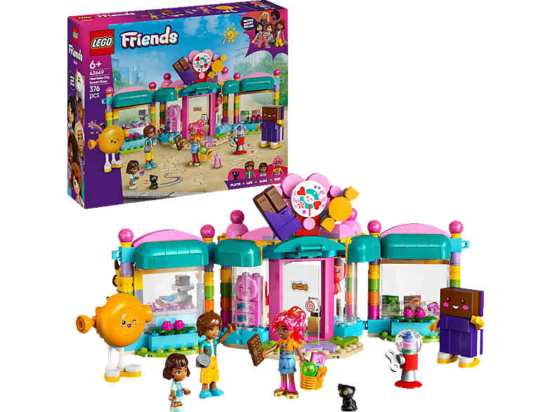 LEGO Friends 42649 Heartlake City Süßwarenladen Bausatz, Mehrfarbig von LEGO