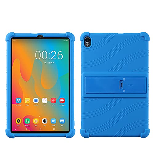 LEHEE Hülle für Lenovo Tab K10 TB-X6C6, Stand Silikon kinderfreundliche Stoßfest Schützend Abdeckung Hüllen für Lenovo Tab K10 TB-X6C6, Dunkel Blau von LEHEE