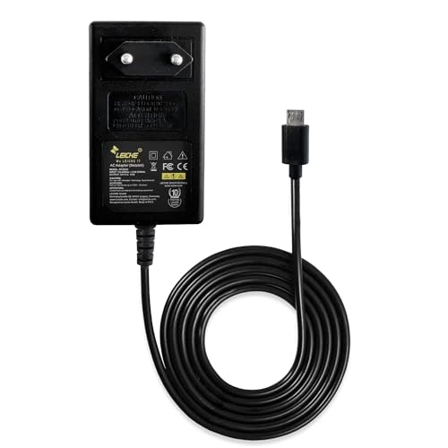 LEICKE Netzteil 5V 3A | Ladegerät 15W mit Micro USB Stecker EU Adapter Kabel für Bose Soundlink Colour, Mini II 2, Raspberry Pi 3, JBL Flip2/3, Philips BT 50/BT 110 | 1.5A 2A 2.5A 3000mA | 1,3m Kabel von LEICKE