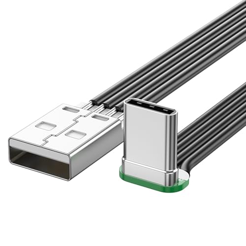 LEIDJGUN 5-200 Cm Weiches Flachkabel Ladungskabel USB2.0 480 Mbit/S Datenübertragungskabel USB Zu USB Ladeausweiterungsdraht Für Telefon von LEIDJGUN