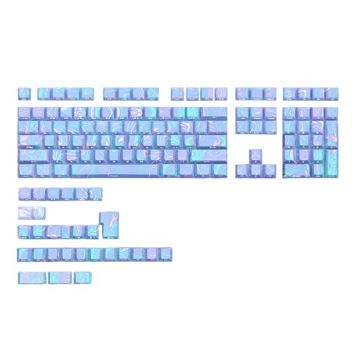 LEIDJGUN Kycaps 136Keys Anpassbare Hintergrundbeleuchtung Tastatur Tastenkappen Set mit komfortabler Höhe für mechanische Tastaturen von LEIDJGUN