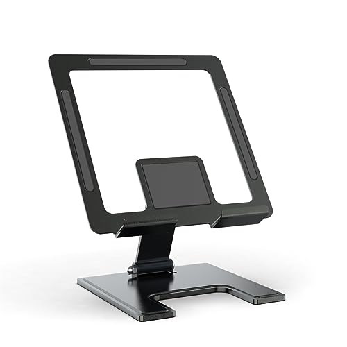 LEIDJGUN Tablet-Handy-Ständer, Aluminiumlegierung, Ständer für Handy, Tablet, verstellbarer Desktop-Halter, faltbarer Ständer von LEIDJGUN