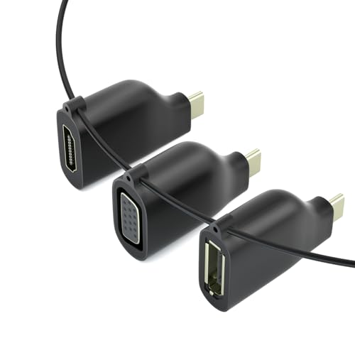 LEIDJGUN USB-Typ-C-Videoadapter für nahtloses 4K60Hz-Streaming-Pad für Laptop-Pad, Tablets und mehr, 1 Set Adapter von LEIDJGUN