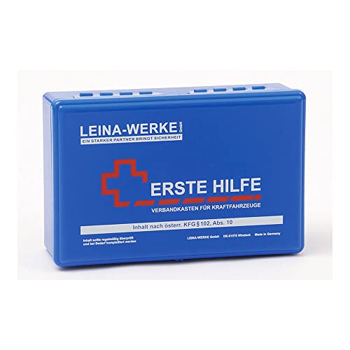 LEINA-WERKE 30017 Verbandkäste KFG für Auto, Sport und Freizeit farblich sortiert - 2-farbig, 10 Stk. von LEINA-WERKE