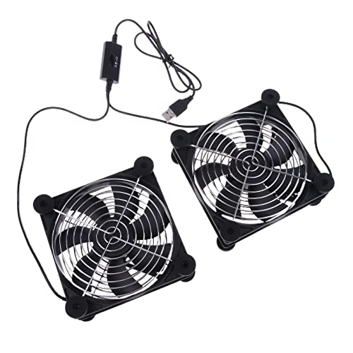 LEJIAJU High 1500RPM Router Cooling Fan For Computer Box 5V USB Power 120mm Fan With Multi Speed Controller von LEJIAJU