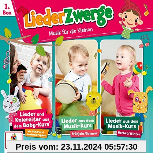 01/3er Box Liederzwerge (Pekip,Musik-Kurs Vol.1 & Vol. 2) von LENA