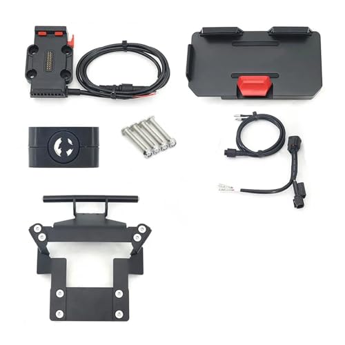 LENTLY Navigationshalterung Für NSS 350 NSS350 Motorrad GPS Handy USB Navigation Halterung Halter Halterung Ständer Basis Telefonhalterung Motorrad(1 Set - 12mm Bracket) von LENTLY