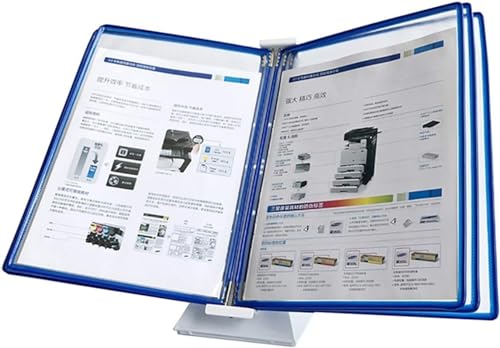 Desktop-Referenzsystem klein, 10 Panels, fasst 20 Blatt A4-Papier, Bedienungsanleitung for Aufhängen an der Wand in der Werkstatt.(D) von LEYWHEF