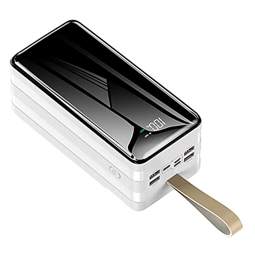 LEgdor Powerbank 80000Mah, Externer Akku USB Power Bank Mit 4 2.1A Ausgänge Ladegerät Externer Schnellladefunktion Tragbares Ladegerät Für Andere Smartphones,Weiß von LEgdor