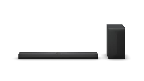 LG DS70TY 3.1.1 Dolby Atmos Soundbar (400W) mit kabellosem Subwoofer (eARC, HDMI, Optisch, Bluetooth) [2024], Schwarz von LG