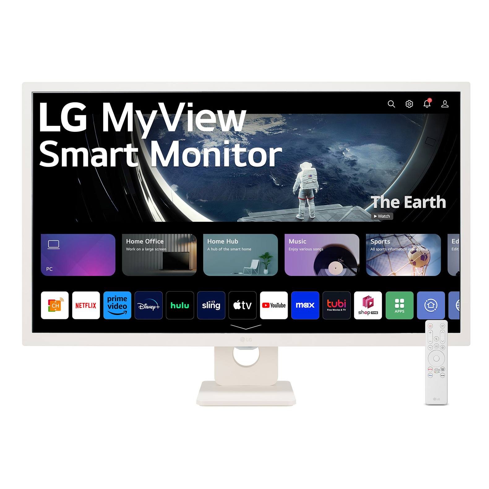 LG 32SR50F-W Smart Monitor - IPS-Panel, Lautsprecher, HDMI von LG