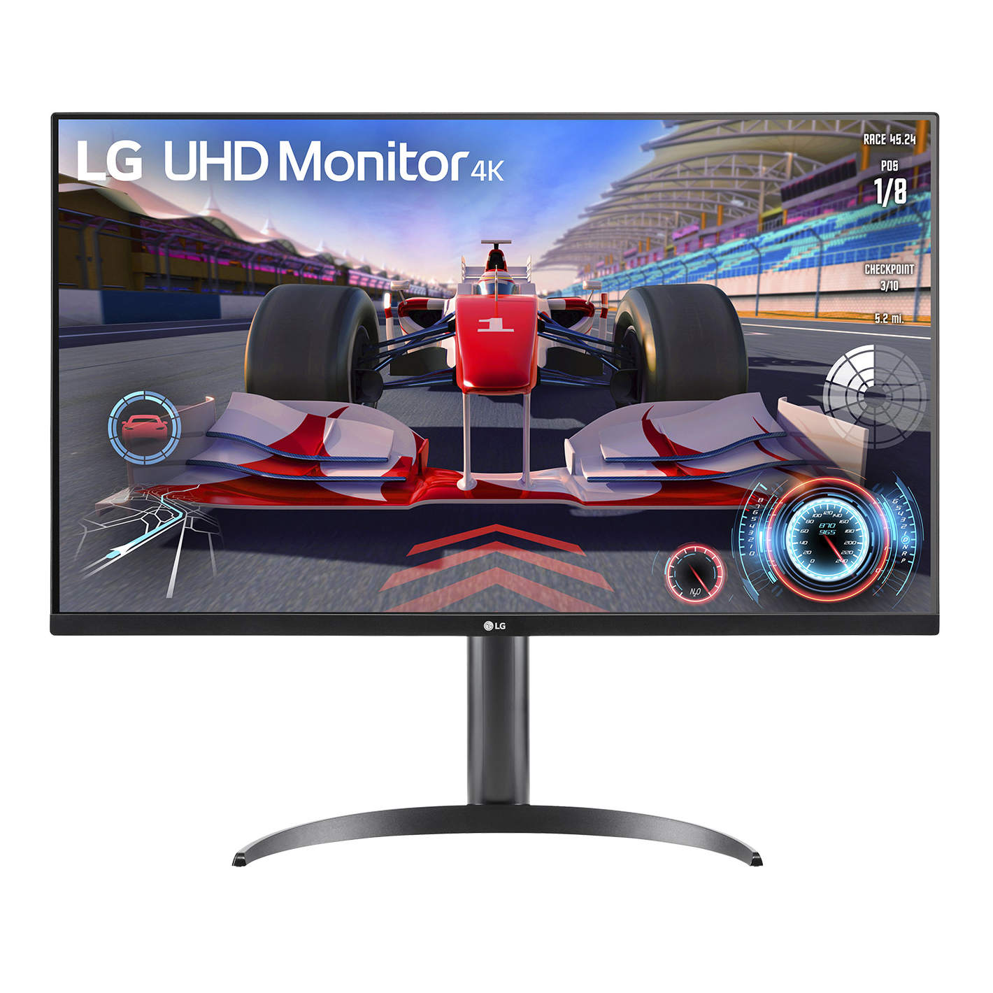 LG 32UR550-B UHD Monitor - VA, AMD FreeSync, Höhenverstellung von LG