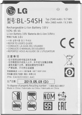 LG - BL-54SH - Li-Ion Akku - Optimus LTE IIII, LTE 3, F7, G2 Mini, D620, D620R - 2540mAh (EAC62018301) von LG