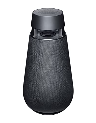 LG XBOOM Go DXO3, tragbarer Bluetooth-Lautsprecher (50 Watt, IP54-Spritzwasserschutz, Beleuchtung), Schwarz von LG