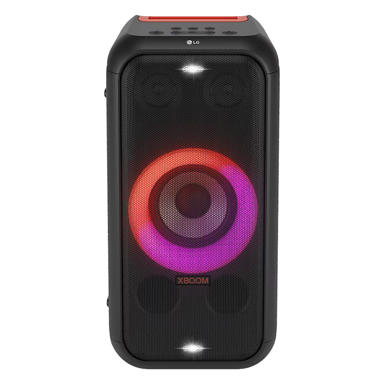 LG XBOOM XL5S Schwarz | Bluetooth-Lautsprecher | 2-Wege-Soundsystem mit 3 Lautsprechern | 200 Watt | 6,5-Zoll-Tieft?ner | 12 Stunden Akkulaufzeit von LG