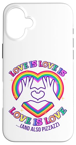 Love Is Love - Fun LGBTQ+ Pride & Pizzazz Hülle für iPhone 16 Plus von LGBTQ+ Equality Everyday Pride by NLTS