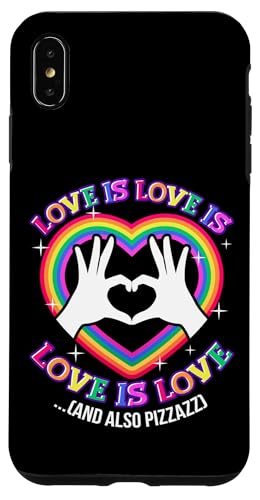 Love Is Love - Fun LGBTQ+ Pride & Pizzazz Hülle für iPhone XS Max von LGBTQ+ Equality Everyday Pride by NLTS