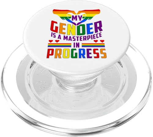 Mein Geschlecht ist ein Meisterwerk - LGBTQ+ Expression PopSockets PopGrip für MagSafe von LGBTQ+ Equality Everyday Pride by NLTS