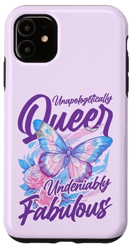 Unglaublich queer, unbestreitbar, fabelhafter Schmetterlingspride Hülle für iPhone 11 von LGBTQ+ Equality Everyday Pride by NLTS