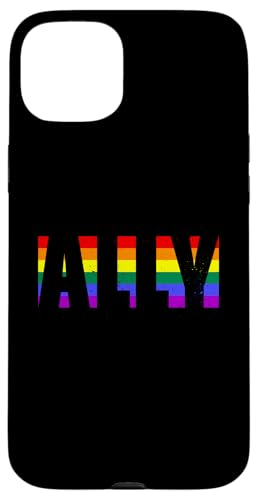 Hülle für iPhone 15 Plus LGBTQ Ally Rainbow Flag Pride Month Gay Lesben Vintage von LGBTQ Pride Month Gender Equality Support Gifts